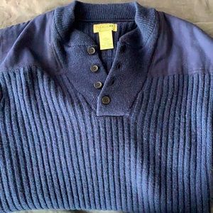 L.L. Bean Navy Blue Sweater